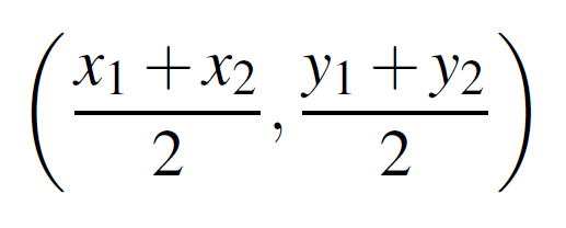 Midpoint formula